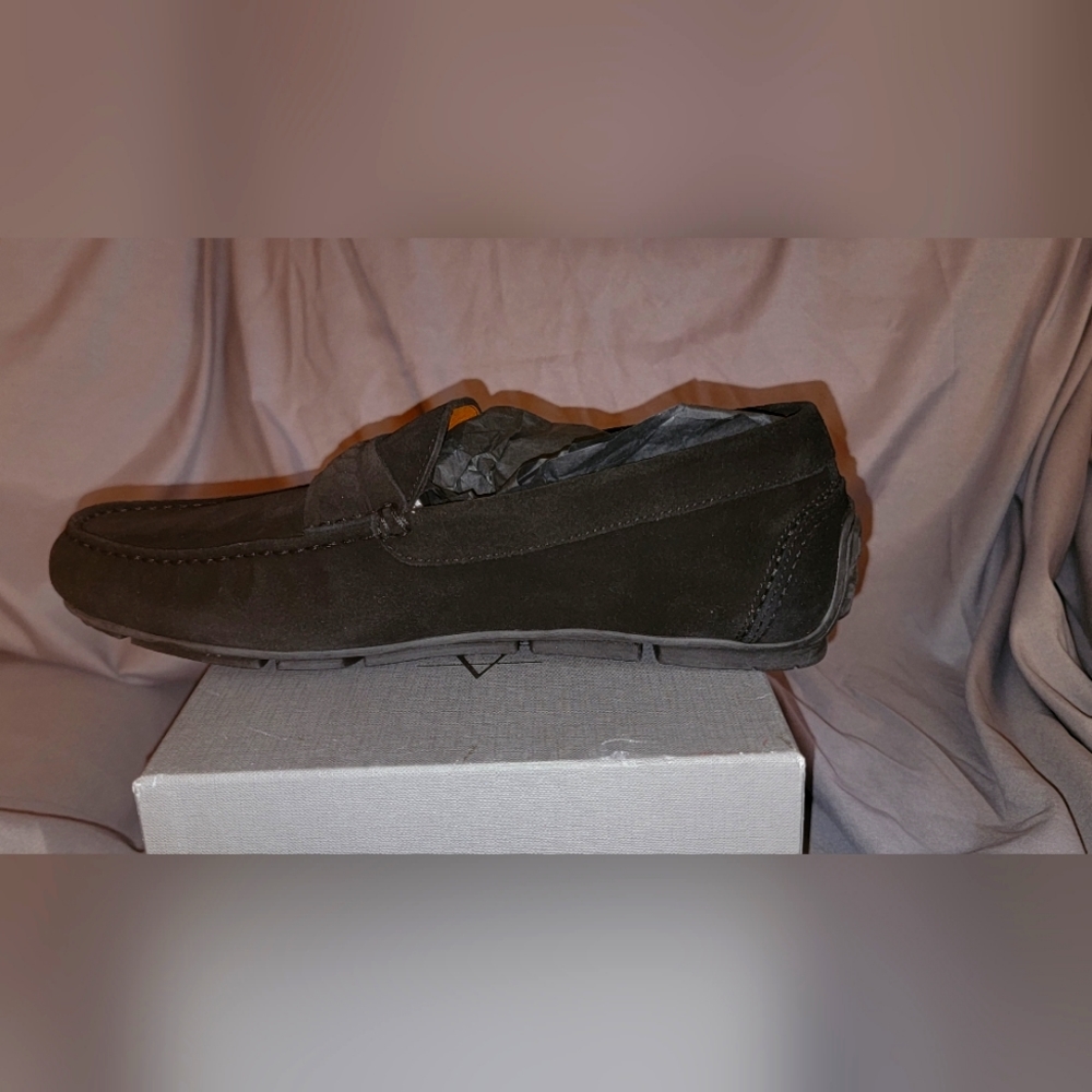 Men's aquatalia suede weatherproof loafers 9.5 - Picture 1 of 5